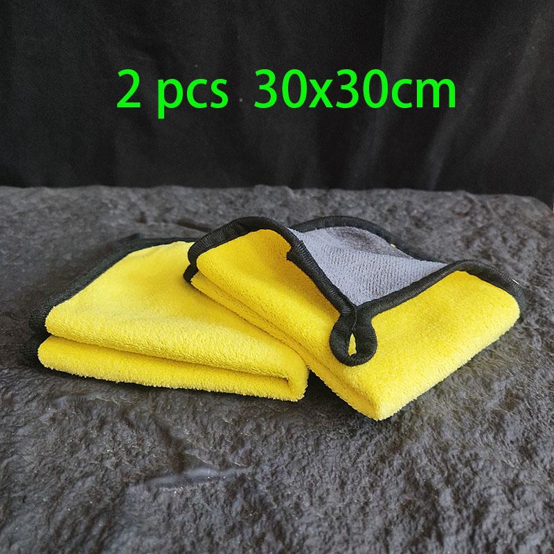 

2/5pcs Soft Car Wash Towel Microfiber Drying Cleaning Cloth Fleece Multifunctional Rag for Living Room Kitch Accessories