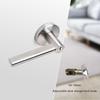304 Stainless Steel Three-pole Handle Lock Single Tongue Bathroom Interior Door Lock Aisle Fire Door Door Lock With Key