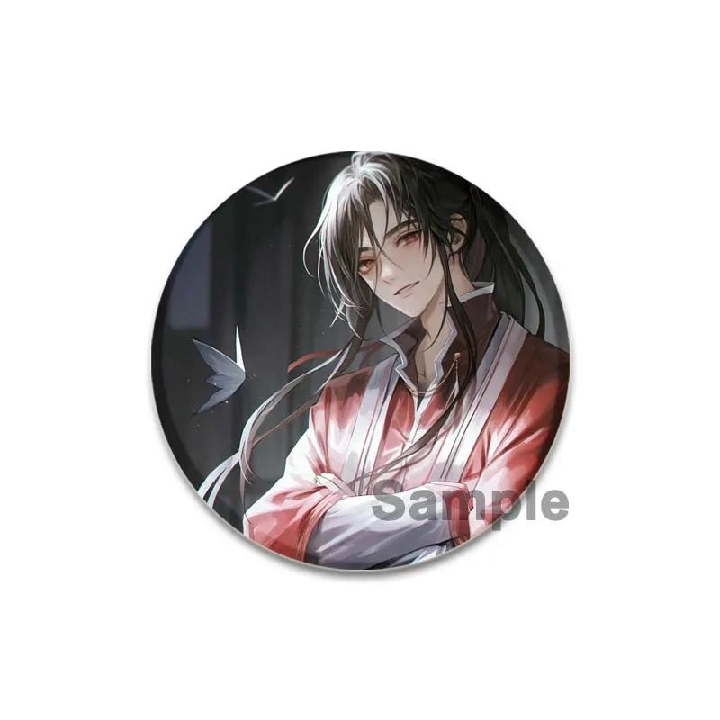 

32/44/58 мм брошка благословення небесного чиновника, значок Xie Lian Hua Cheng, шпилька ручної роботи, нагрудна шпилька для рюкзака, одягу, ювелірних аксесуарів 44mm