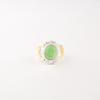 Green Cat's Eye Gemstone 925 Sterling Silver Jewelry Handmade Ring Gift For Mom RR-61-36