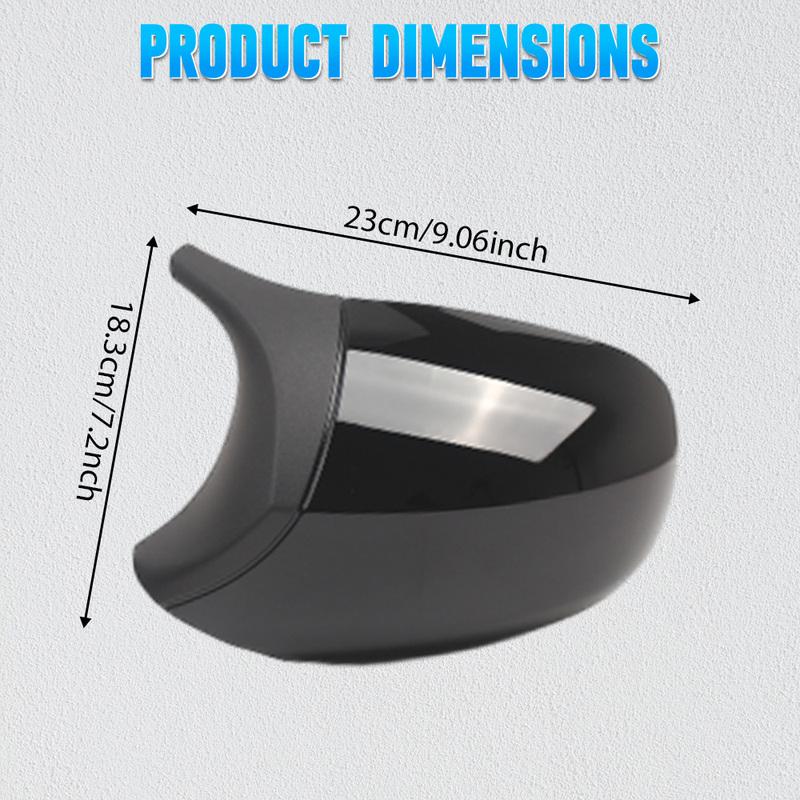 2PCS Car Side Door Wing Rearview Mirror Cover Caps  For BMW E90 E91 E92 E93  LCI facelifted 2009–2013 51167205291, 51167205292