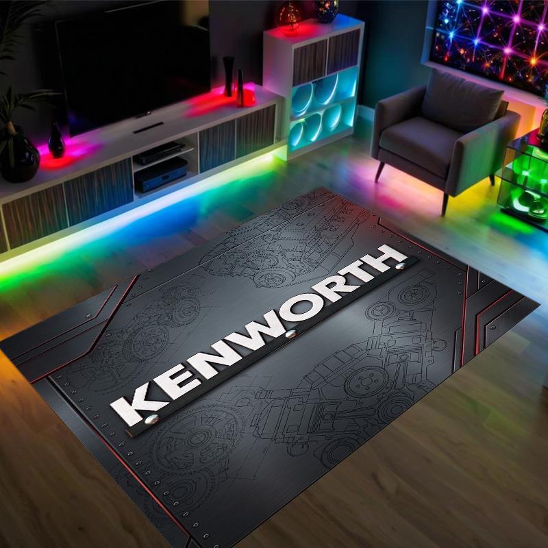 Kenworth Design Crystal Velvet Carpet Cozy Non?Slip Printed Rug For Bedroom Living Room Entrance