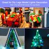 Upgraded Led Light Kit for Lego Santa's Visit Christmas House Building Set, Compatible with Lego 10293 Model, Festive Home Décor, Gift Idea for