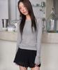 Leondeondada Layered Sheer Tencel T-Shirt, L.Grey