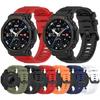 Sweatproof Sport Silicone Straps Multiple Hole Adjustable Universal Fit Flexible Soft Silicone Watch Band for Smartwatches