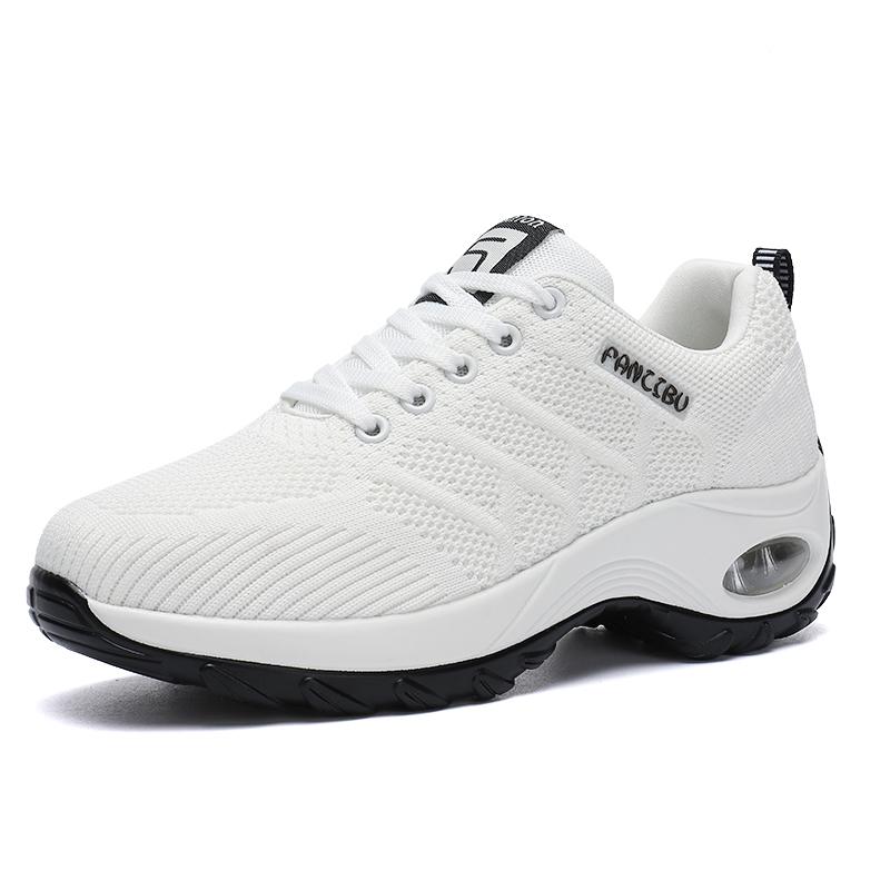 Fashion Women White Running Shoes For Woman Mesh Are Lightweight Breathable Stylish Designed As Luxury Brand Outdoor Walking Training
