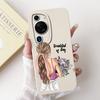 For Huawei P60 Art P60 Pro HuaweiP60 Case Cover Soft Silicone TPU Flower Butterfly Girly Fashion Painting Bumper Fundas
