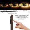 LED Schwarz Touch Dimmbar PCB Streifenlicht COB Band für Nussbaum Akustik Holzlamellen Gitter TV Hintergrund Wandpaneel Schrank Dekor