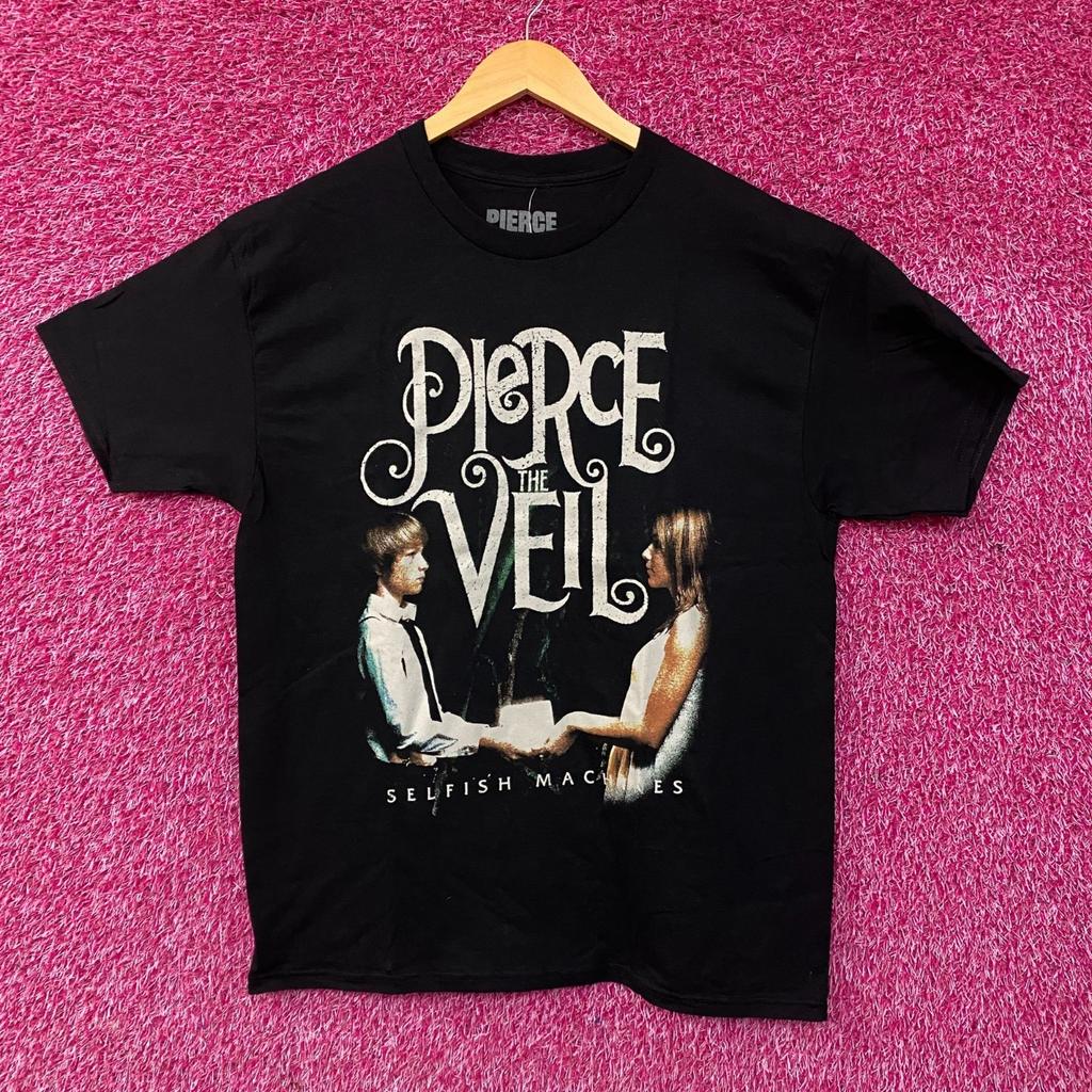 T-shirt Grafica Album "Selfish Machines" dei Pierce The Veil Taglia L