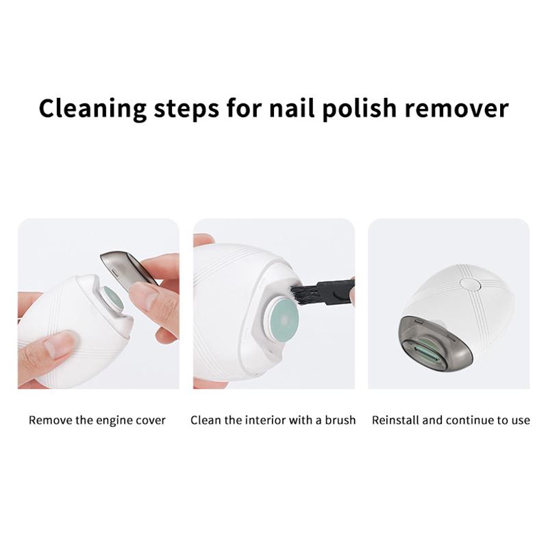 Electric Nail Filer Rechargeable Fingernail Polisher With Light Automatic Electric Nail Clipper For Nail Care And Polishing