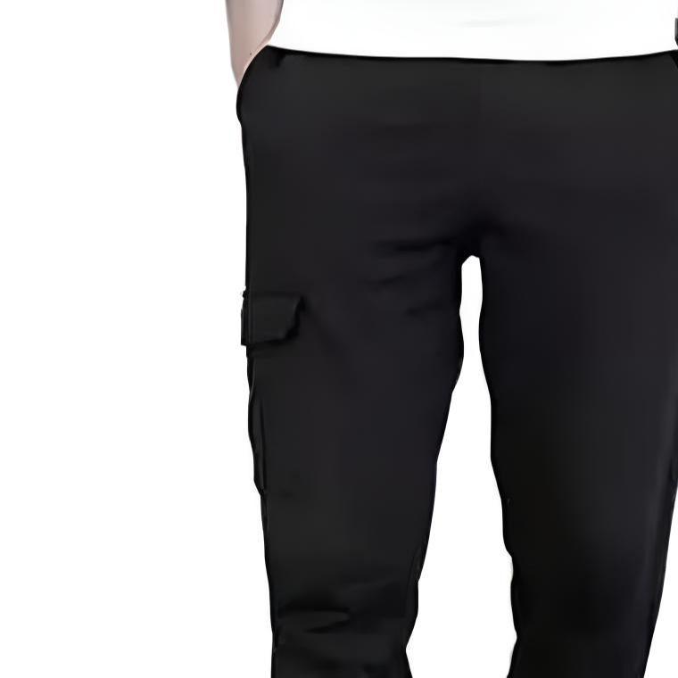 Puma Knitted Sweatpants Men's Black Moderate Cuffed Pants 575100-01
