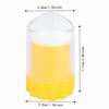 2pcs Plastic Bee Marking Bottle Yellow Beekeeping Replacement Tool  Queen Marking