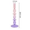 Home Decoration Glass Vase Room Decoration Flower Pot Modern Color Crystal Transparent Hydroponic Plant Flower Arrangement Art