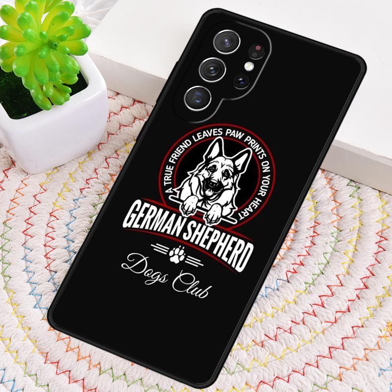 German Shepherd Dog soft Silicone Phone Case For Samsung Galaxy note 10 pro S26 S25 S24 S23 S22 S21 Plus S25Ultra Capa Cover