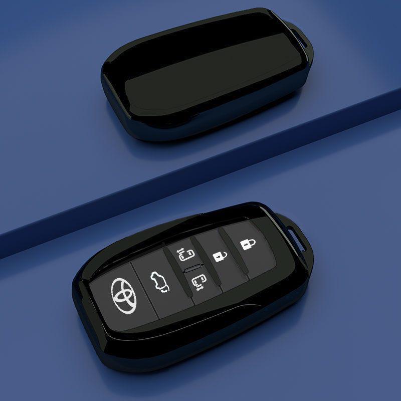 2024 Toyota Vellfire & Alphard Key Cover: Decorative Crown Design for Dual Engine Models