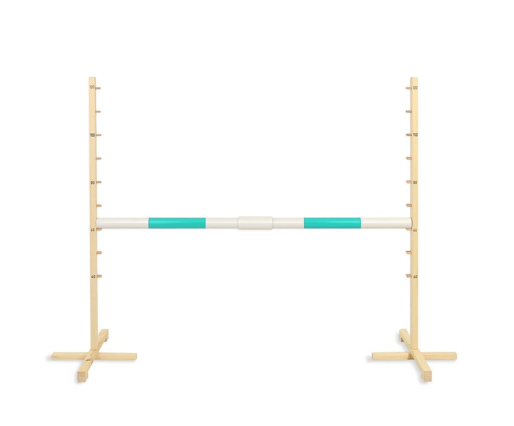 Przeszkoda Skokowa Do Hobby Horse 160Cm, H-120 Cm, Belka Miętowa