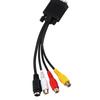 VGA SVGA to S Video 3 RCA AV TV Adapter Converter Connector Cable for PC Laptop