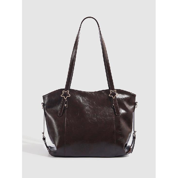 Large-capacity Commuter Tote Bag for School and Work, Large Shoulder Underarm Bag, 2025 New Niche Versatile Handbag