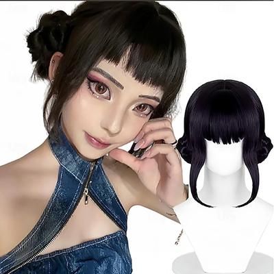 Κοστούμι Κυνηγού Δαιμόνων Ζωή Κοσπλέ Περούκα Περούκες Άνιμε Αξεσουάρ Μακριά Ίσια Μαλλιά για Γυναίκες