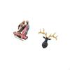 Deer Head Table Sign Acrylic Home Ornament Resin Sculpture Wall Decoration Animals Decor Suitable