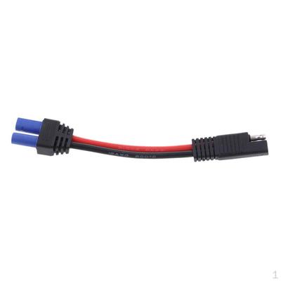 Preimum SAE Plug To EC5 Female Power Adapter Cables For Solar Panel Batteries