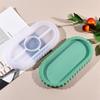 Cement Mold Heat-Resistant Resin Mold Jewelry Tray Silicone Mold Oval For Home Decor Table Centerpiece Room Decor