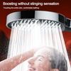 3 Modes Adjustable Shower Head 15cm Large Panel High Pressure Water-saving Sprinkler Multi-function Handheld Shower Spray Nozzle