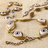 Fashion Unisex Angel Evil Demon Big Eye Eyeball Pattern Bracelet Chain Jewelry Gift