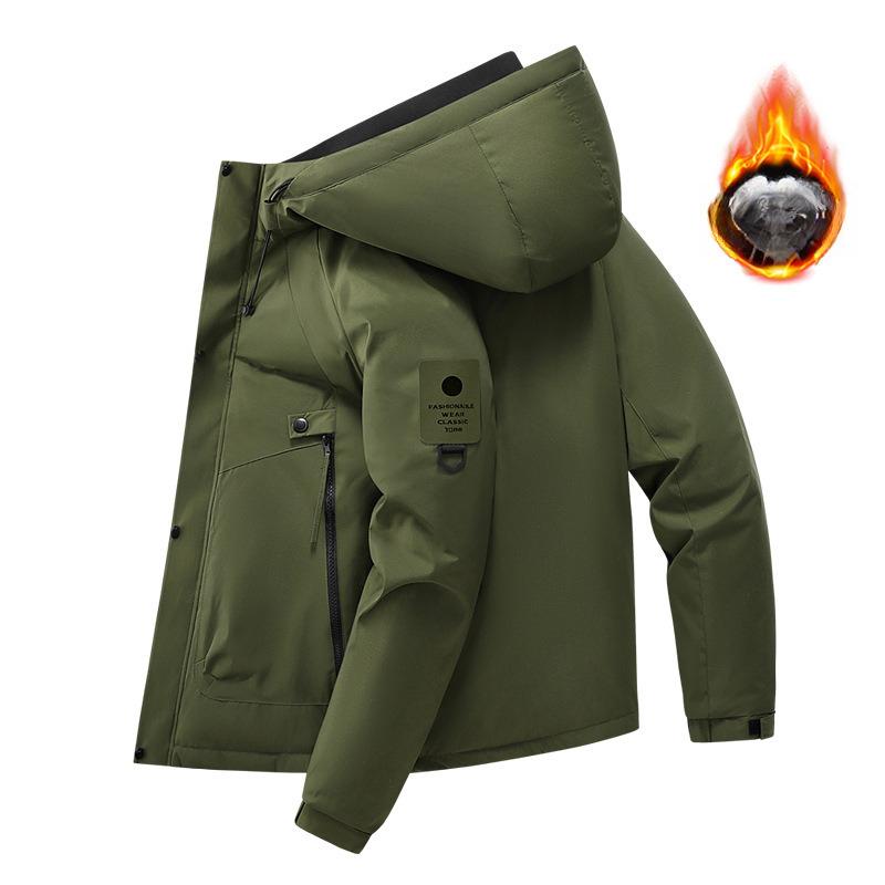 Men's Thickened Temperament Padded Jacket Hooded Thermal Jacket Winter Clothing