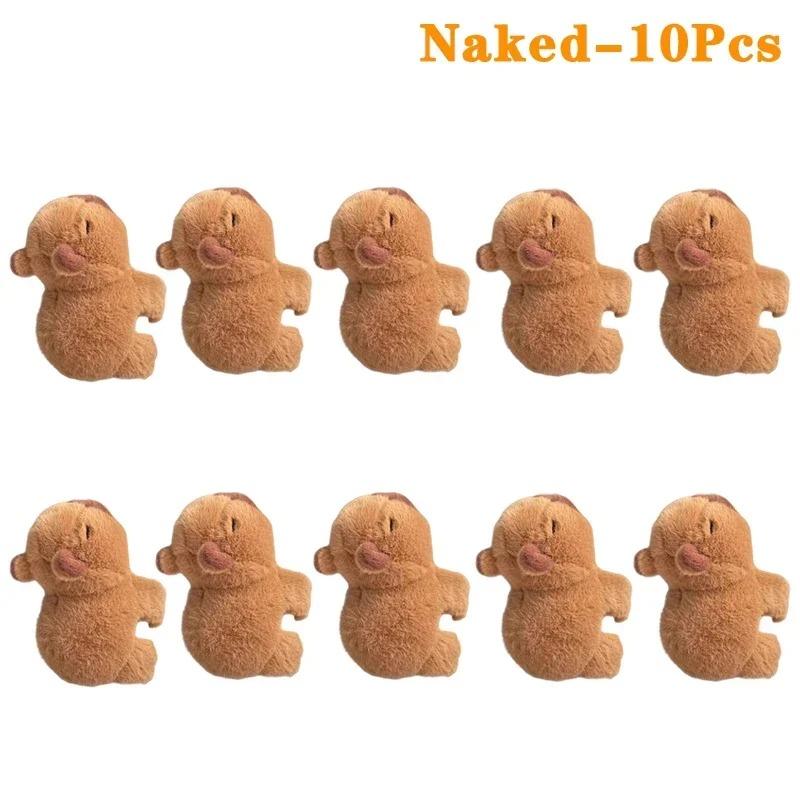 1-10PCS Snap Circle Kapybara Wrist Accessory Doll Doll Water Dolphin Cute Plush Toys Curtains Bicycle Car Party Decorations