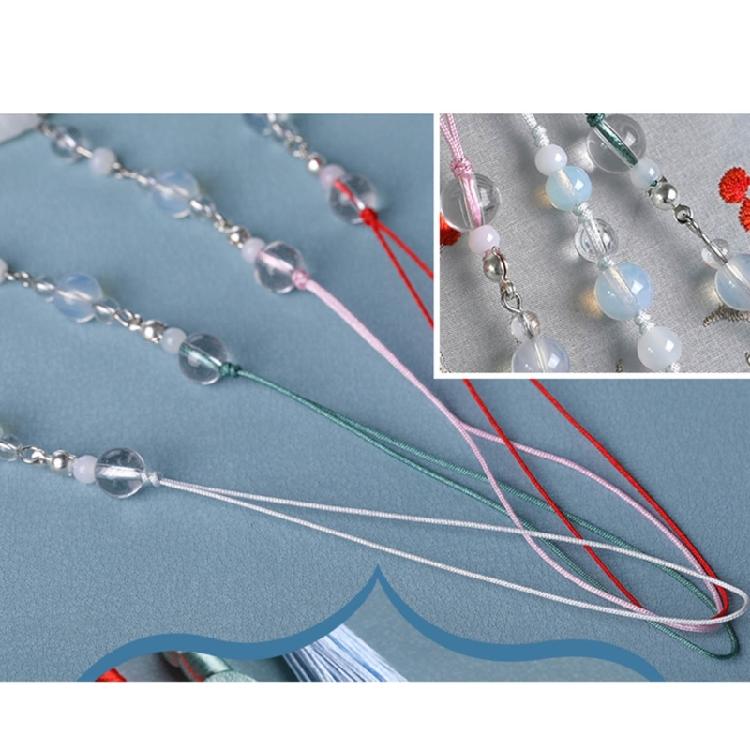 Chinesischer Hanfu Anhänger Retro Quasten Taillenanhänger Imitation Jade Kleidungsschmuck