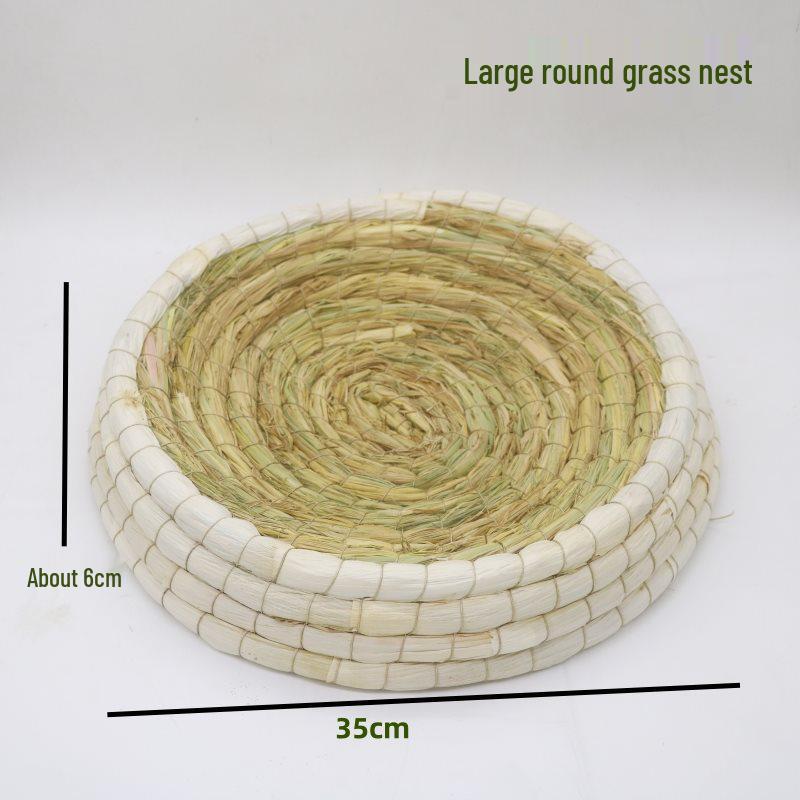 Handgeflochtenes Versteck für Chinchillas & Hamster: Warmes Holznest für Kaninchen & Meerschweinchen