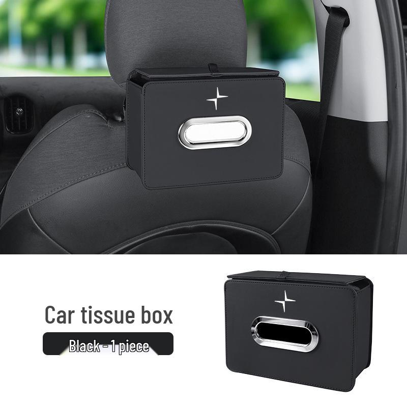 Polestar Car Tissue Box Holder & Organizer