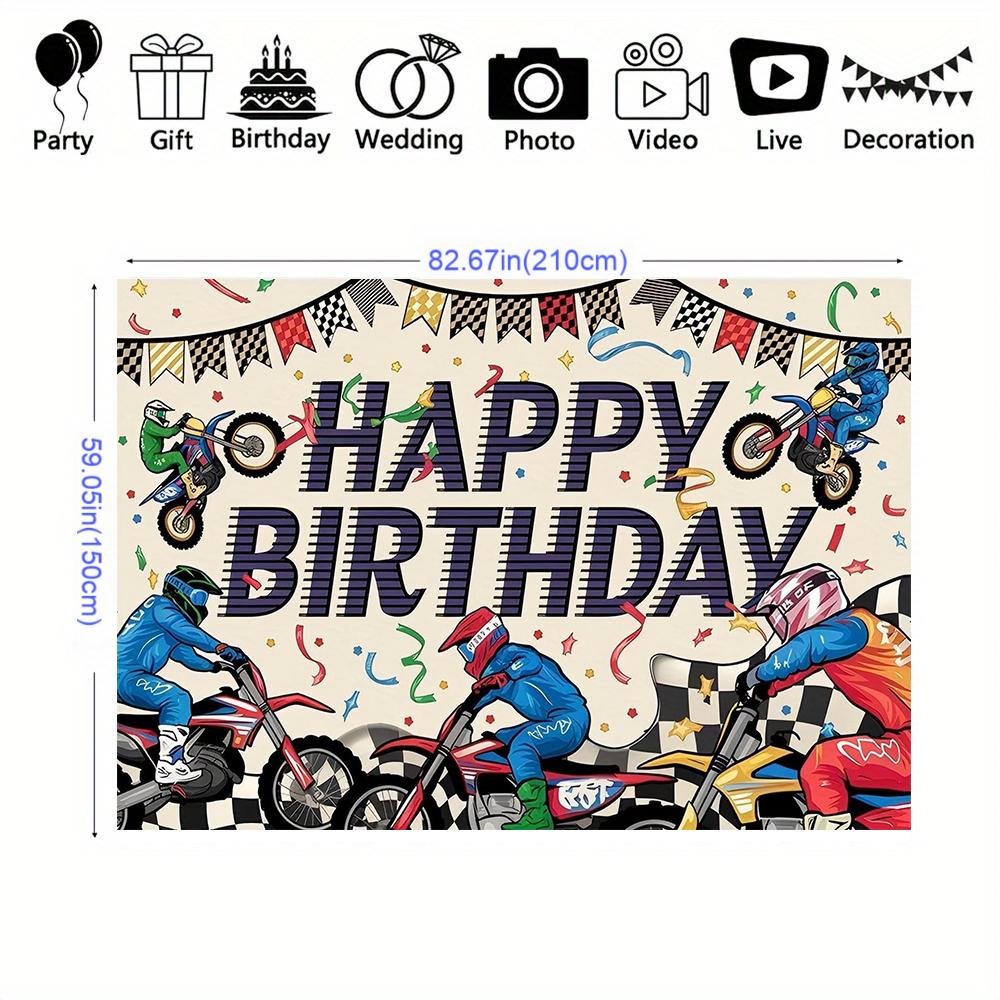 1pc Tailgate Party decoration background banner suitable for birthday party decoration wall decoration home decoration