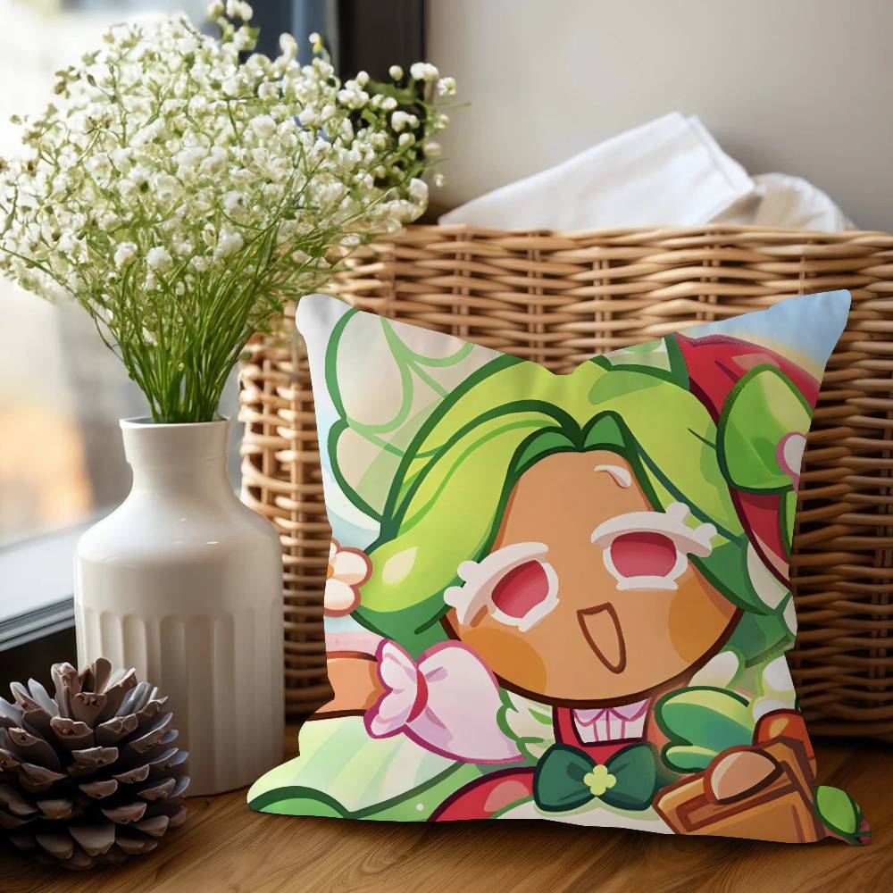 Game C-Cookie R-Run Pillow Cushion Cover Pillowcase Living Room Sofa Home Decor Customized