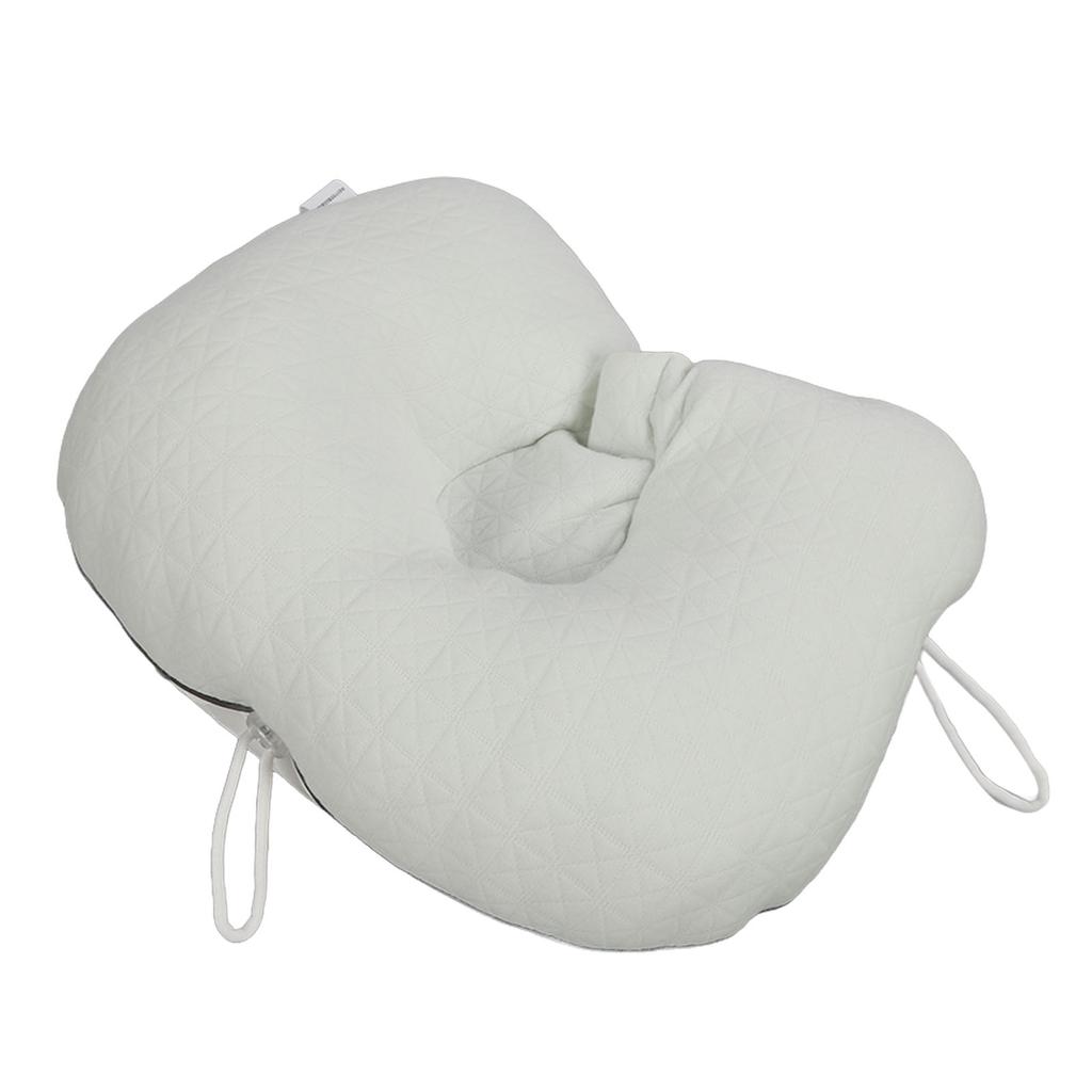 Baby Head Pillow U Shaped Soft Cozy Breathable Infant Neck Pillow with Drawstring for Home Travel