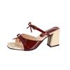 Fashion Summer Wedges Heel Women Slippers Fashion Open Toe Butterfly-knot Ladies Dress Slides Lazy Shoes  Women Shoes
