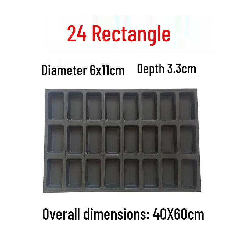 Glass 24-Cavity Rectangular Baking Pan