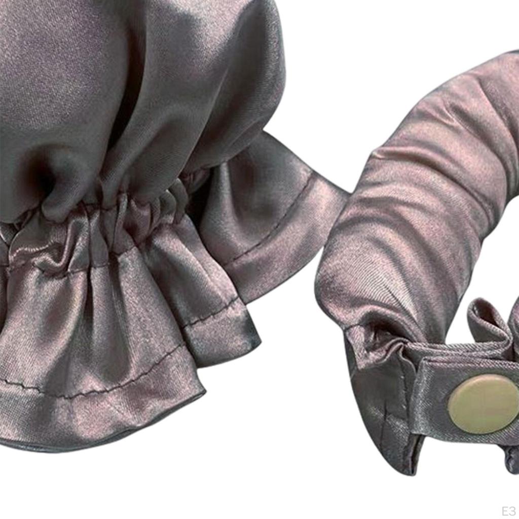 Heatless Curler with Hair Covers Comfortable for Long Curls Women Girls Pink