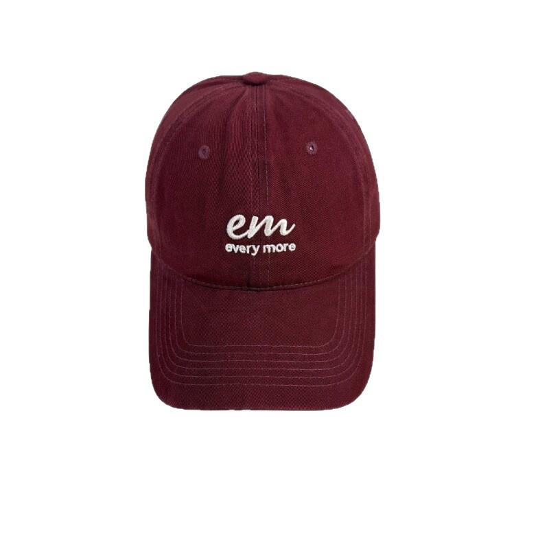 Fashion Hat New Embroidered Alphabet Baseball Cap Spring and Autumn Men's Korean Soft Top Cap Women's Outdoor Casual Versatile Sun Hat