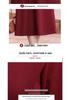 Stylish Two-Piece Faux Dress for Women - Mid-Age Spring/Autumn Design with Belly-Concealing Frog Button