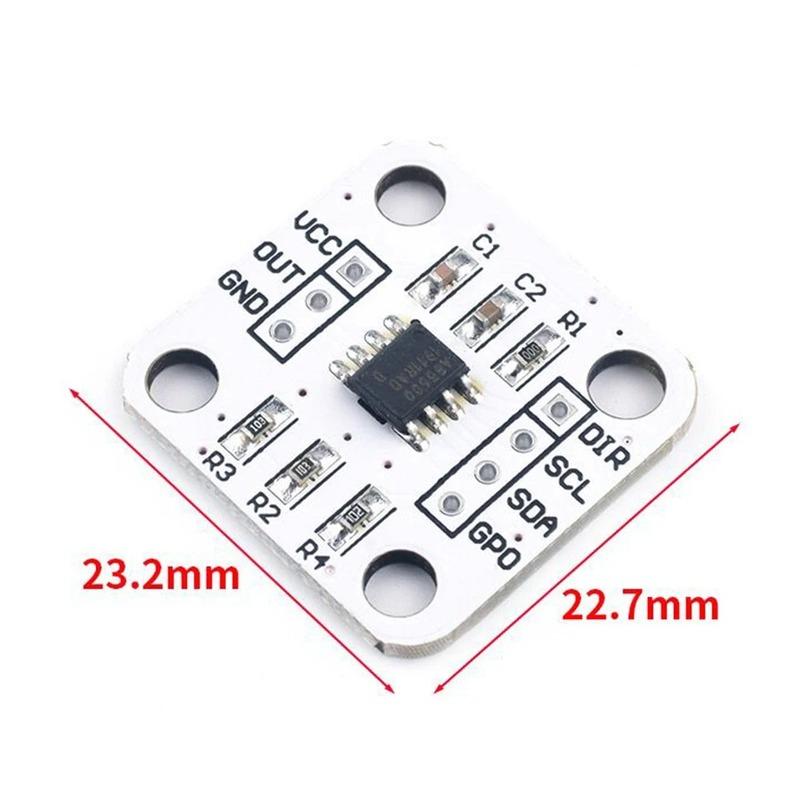 1/5/10PCS AS5600 Magnetic Encoder Module Magnetic Induction Angle Measurement Sensor 12bit High Precision 12bit 3.3V for Adui+no