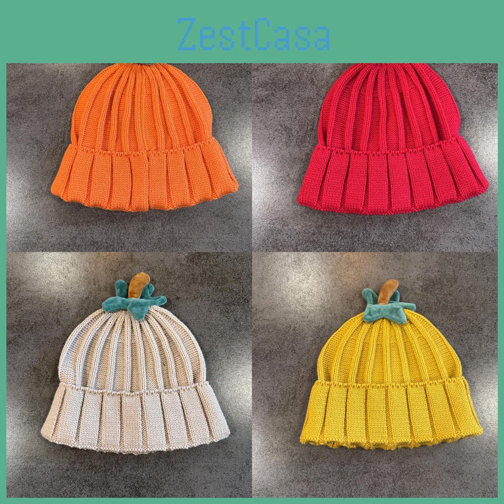 Knit With Hat Pumpkin Appearance Design For Autumn Winter Womens Fashion