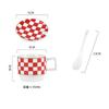 Retro Geometric Plaid Ceramic Coffee Mug Ceramic Cup Home Creative Personality Couple Coffee Mug Desktop Decorative Tableware