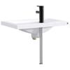 Bathroom Sink Matte Black 61 x 40 x 16.5 cm