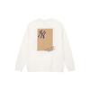 MLB New York Yankees Sweatshirts Unisex White Crew Neck Moderate Regular 3AMTM0934-50CRS