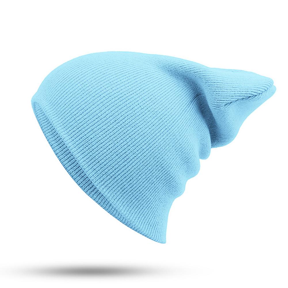 Men Women Couple Spring Autumn Solid Color Casual Fashion Wool Hat Creative Hat Cap Beanie