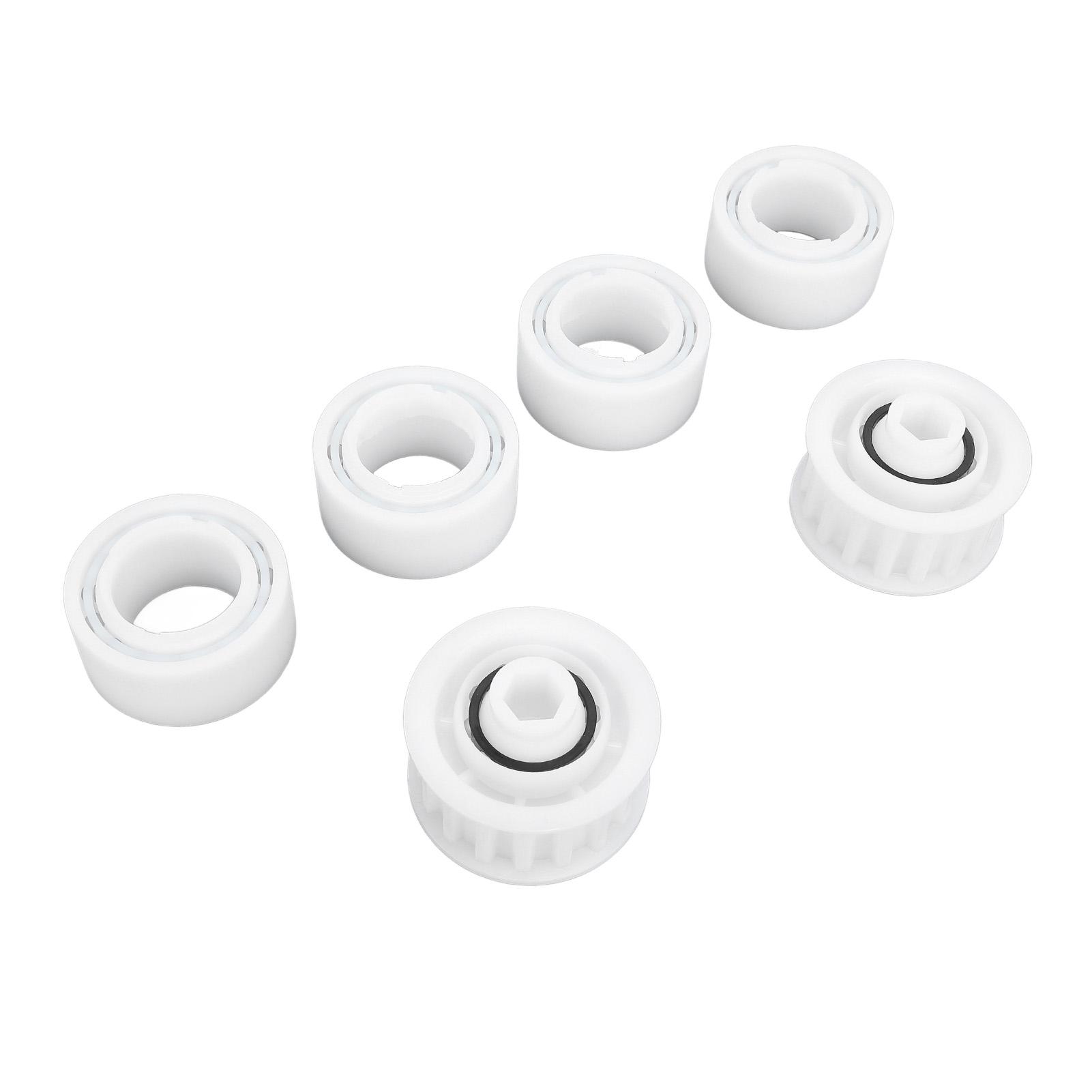 

4 Pack Guide Wheels Replacement Pool Cleaner Guide Wheels with 2 Pully Gears for Maytronics for Dolphin