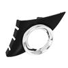 Left/Right Car Front Fog Light Cover Chrome Foglights Frame Grill for PEUGEOT 207 SPORT MODELS 2006 2007 2008 2009