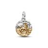 New Arrival 12 Constellation Dangle Charm Two Tone Gold Silver Pendant DIY Bracelet Bead Jewelry Gift For Women